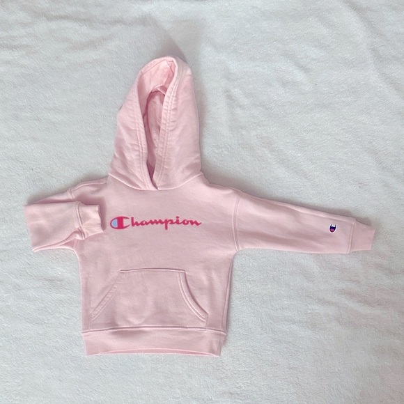 Baby Pink Pullover Hoodie - Picture 1 of 2